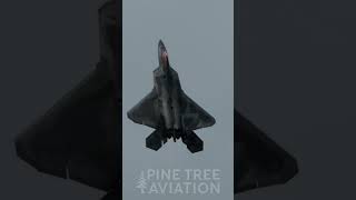 F22 Max Rate Climb EAA AirVenture 2024 shorts [upl. by Kondon]