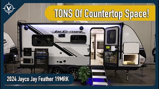 The 2024 Jayco Jay Feather 19MRK Has A Kitchen For A True Chef [upl. by Veats]