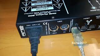 RME FIREFACE 800  CONNETTORI IO [upl. by Worthington947]