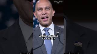 Hakeem Jeffries reelected as Democrats’ leader and contends with GOP total control shorts [upl. by Eelyab525]