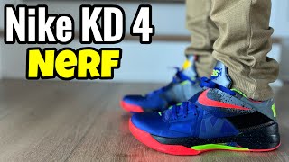 Nike KD 4 “Nerf” 2024 Review amp On Feet [upl. by Adnesor299]