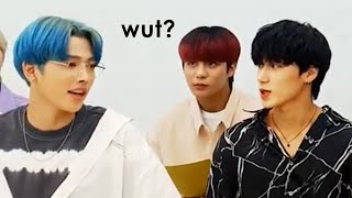 Hongjoong x San ATEEZ Reaction to HONGSAN 홍산 Flirting Part 1  STORY 💜 [upl. by Aelat738]