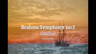 브람스 교향곡 1번 고음질 Brahms Symphony no1 Maestro Giulini ver Audio HQ [upl. by Leimaj]