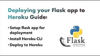 Deploying your Flask app to Heroku Guide [upl. by Llenet105]