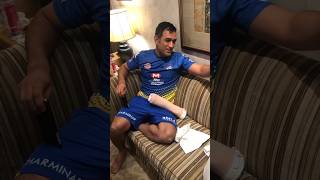 Post game rituals in Dhonis room mahi msdhoni podcast mohitsharma [upl. by Brookes]