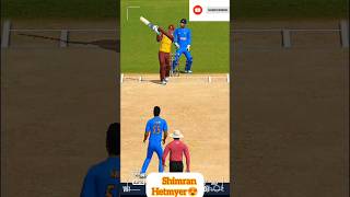 Shimran Hetmyer Hits 2 Sixes vs Sundar 🥵🥵 shorts cricket rc24 [upl. by Sothena366]