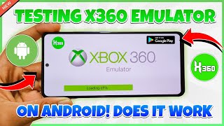 🔥 TESTING NEW XBOX 360 EMULATOR FOR ANDROID X360 EMULATOR  DOES IT WORK IS IT REAL [upl. by Eimak832]