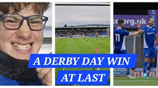 CHESTERFIELD HIT 4 PAST CHAMPIONSHIP DERBY COUNTY AS BERRY SCORES AN AMAZING FREE KICK [upl. by Allenad]