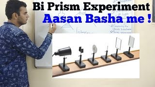 Biprism Experiment In Hindi Class 12 Physics Hsc Board biprismexperiment biprism biprism [upl. by Analiese]