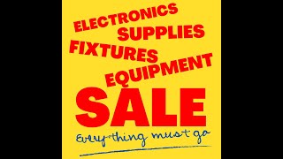 Fixture Supplies Equipment and Misc sale [upl. by Akissej]