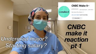 CNBC Millennial Money Reaction Anesthesiologist Assistant making 210000 QampA Part 1 [upl. by Laro776]