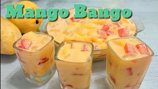 Mango Bango dessert recipe Mangga recipe panlasang Filipino Pinoy dessert [upl. by Hedvig]