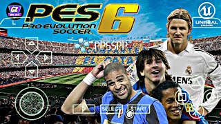 Pes 6 Ppsspp  ANDROID OFFLINE  ORIGINAL GAME  Camera PS5  TUTORIAL INSTALL [upl. by Ylevol]