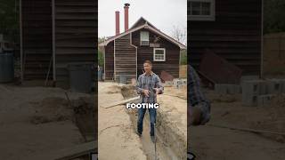 How To Tie A New Footing Into An Old House Foundation [upl. by Lopes]