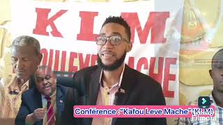 Conférence de presse Kafou Leve Mache KLM [upl. by Marrin996]