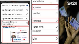 UNHCR  How to Request For Registration Appointment with UNHCR Malaysia in 2024 [upl. by Bast178]