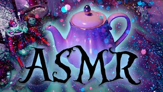 ASMR glitter EXPLOSION 🐚💖🐚 Teapot tapping Crinkly Notebook🐚💖🐚 [upl. by Nhor]