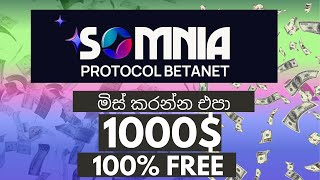 Somnia airdrop sinhala  e money sinhala  srilanka e money [upl. by Ettevram]