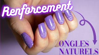 Comment Faire un RENFORCEMENT sur Ongles Naturels  Application Parfaite du Vernis Semi Permanent 💅🏻 [upl. by Laved55]