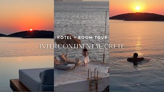 InterContinental CRETE  FULL TOUR ROOM LOBBY POOLBREAKFAST AREA Agios Nikolaos Crete Greece [upl. by Pazice]