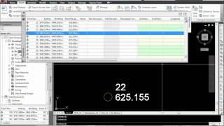 AUTOCAD CIVIL 3D 2012  Modo simples de inserir pontos e tabela de pontos no Civil 3D [upl. by Naeruat899]