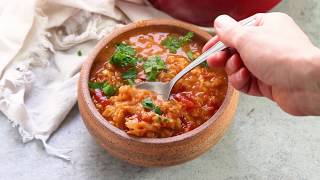 Mediterranean Red Lentil Soup [upl. by Ashatan]