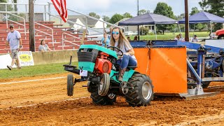 GARDEN TRACTORS pulling at 2018 SOUTHERN SHOWDOWN [upl. by Karisa]