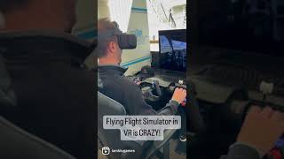 Flying Flight Simulator in VR is CRAZY shorts Airforceproud95 [upl. by Zere]