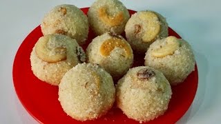 Rava Laddu Suji Indian Dessert Recipe by Priya [upl. by Annawahs]