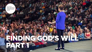 Finding Gods Will  Pt 1  Joyce Meyer  Enjoying Everyday Life [upl. by Debbra]