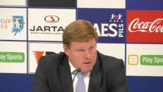 Persconferentie na KAA Gent  SintTruidense VV 24092016 [upl. by Yehtomit]