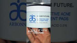 Day 2 of using ARBONNE skincare fyp [upl. by Woodman]