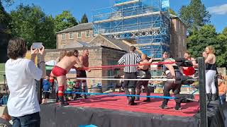 Cromford Mills Comic Con Main Event 8 person Tag Match [upl. by Morrill]