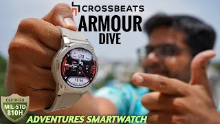 CrossBeats Armour Dive Military Standard Certified Bluetooth Calling Smartwatch ⚡⚡ Heavy Testing ⚡⚡ [upl. by Fernanda]