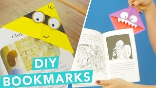 Easy DIY Childrens Bookmarks  DIY Bookmark Ideas  Craft Factory [upl. by Sivrat]