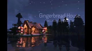 Gingerbread house  Minecraft Relaxing Longplay No Commentary [upl. by Llertac]