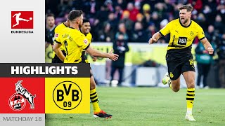 1 FC Köln  Borussia Dortmund 04  Highlights  Matchday 18 – Bundesliga 202324 [upl. by Ainnet101]