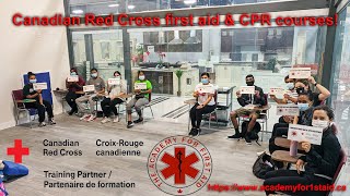 Canadian Red Cross first aid CPR AED certification training in Toronto and Vaughan Online blended [upl. by Coletta251]