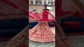 Red Color Lehenga Design For Bridal MAHARANICOLLECTION [upl. by Dee Dee]