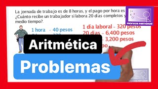 ✅PROBLEMAS RAZONAMIENTO MATEMÁTICO  MUY DIDÁCTICO 💯 ARITMÉTICA [upl. by Virgil720]