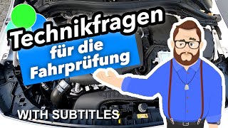 Technikfragen vom Prüfer  Abfahrtkontrolle  Fahrschule Punkt [upl. by Idnem]