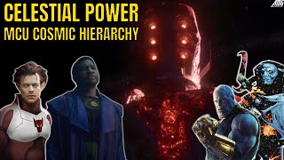 Is Kang HWR more powerful than Celestials  ETERNALS Thanos Eros amp MCU Cosmic Power Hierarchy [upl. by Arten]