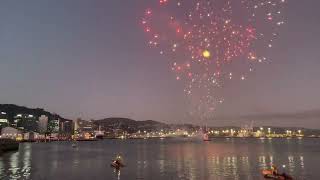 Fireworks at Wellington Waterfront [upl. by Perloff212]