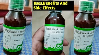 Magaldrate amp Simethicone Oral Suspension IP Antacid UsesBenefits And Side Effects [upl. by Arrad]