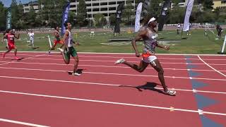 Maleik Pabon 400 Meters 2024 Big West Track and Field Championships 5112024 [upl. by Nosyla]