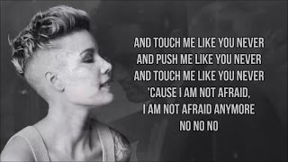 Halsey  Not Afraid Anymore Lyrics [upl. by Odarbil]