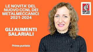 Rinnovo del contratto dei metalmeccanici gli aumenti salariali nel CCNL 2021 [upl. by Petulah]