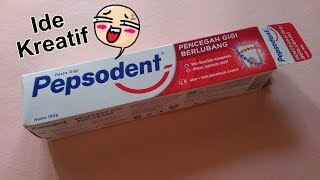 IDE KREATIF DAN TAK TERDUGA DARI KARDUS ODOL PEPSODENT [upl. by Renee]