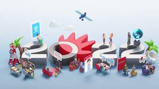 Telkom Indonesia Calendar 2022  Cover Intro 3D Animation [upl. by Wald]