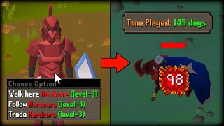 Runescape But I Have ONE LIFE  The 3500 Hour HCIM Journey FULL SERIES [upl. by Kendry]